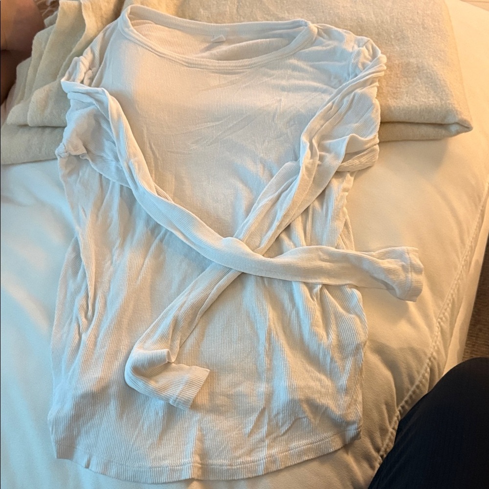 BP White Long Sleeve Women's Top
